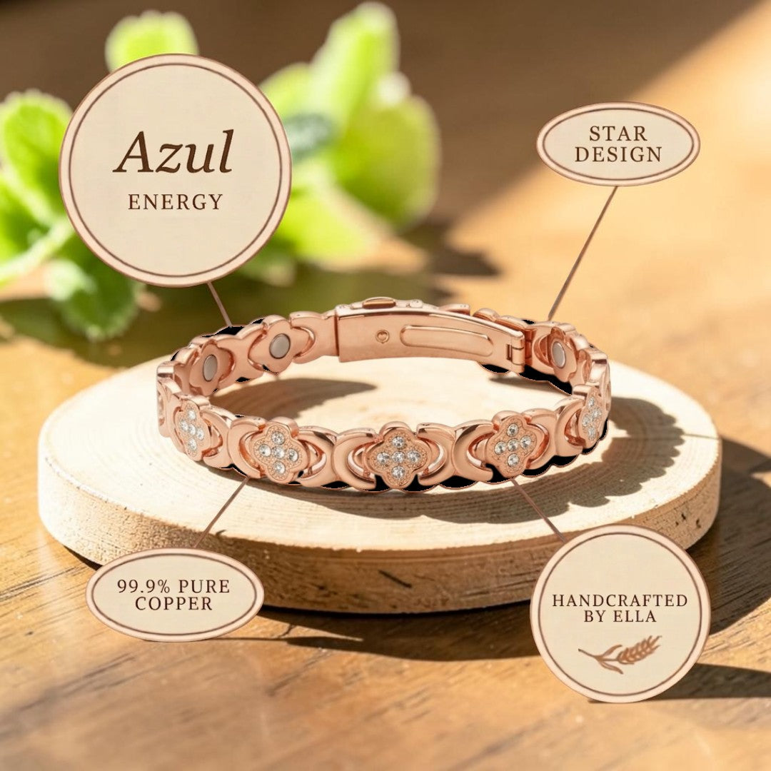 Ayurveda Heritage Azul Copper Bracelet