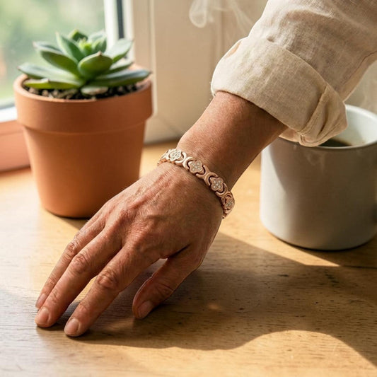 Ayurveda Heritage Azul Copper Bracelet