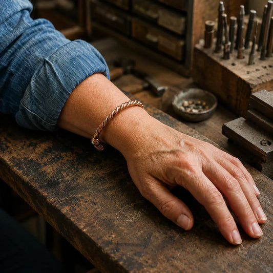 Ayurveda Heritage River Copper Bracelet