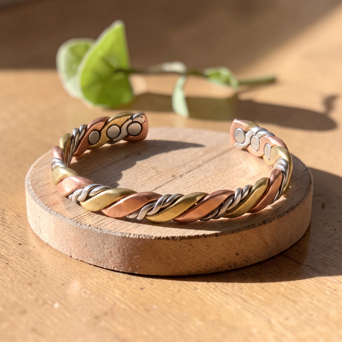 Ayurveda Heritage Stone Copper Bracelet