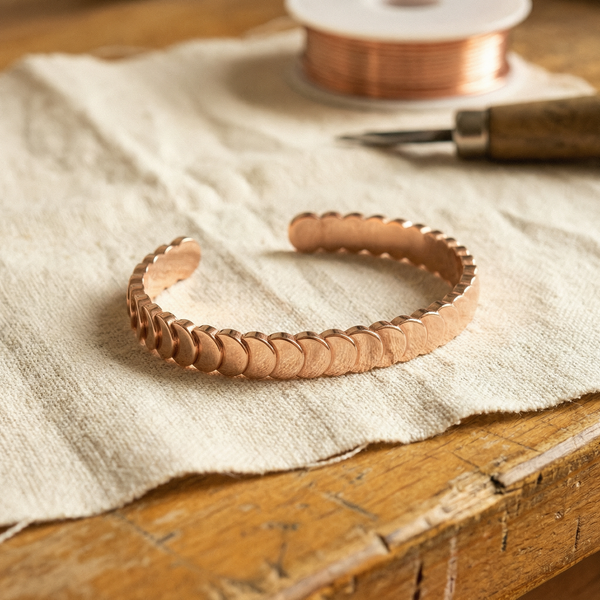 Ayurveda Heritage Tide Copper Bracelet