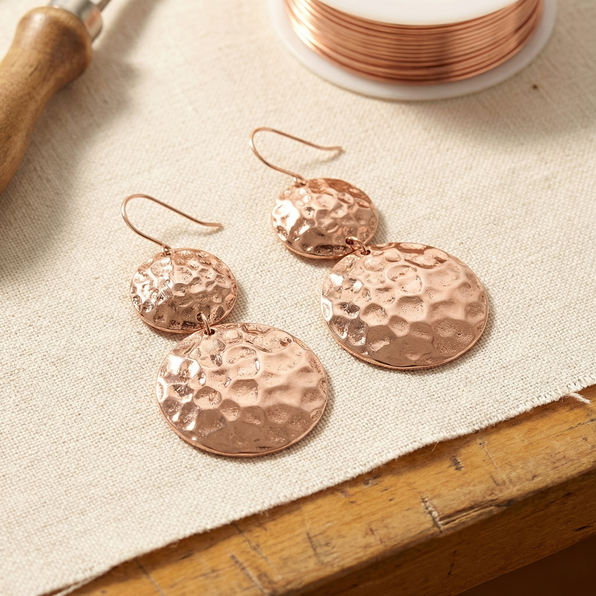 Ayurveda Heritage Solstice Copper Earrings