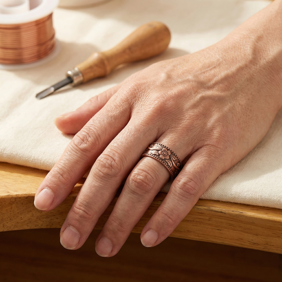 Ayurveda Heritage Petal Ring