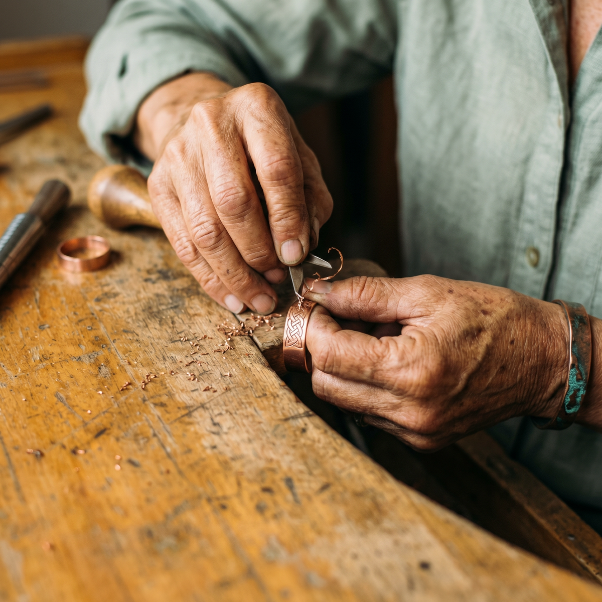 Ayurveda Heritage Fen Copper Ring