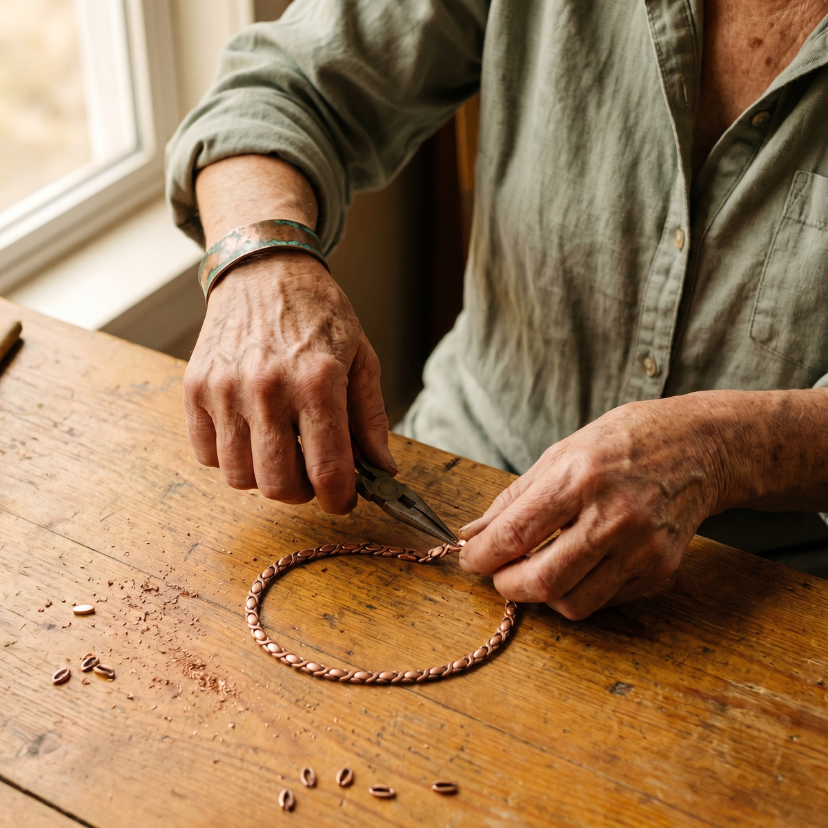 Ayurveda Heritage Cedar Copper Necklace