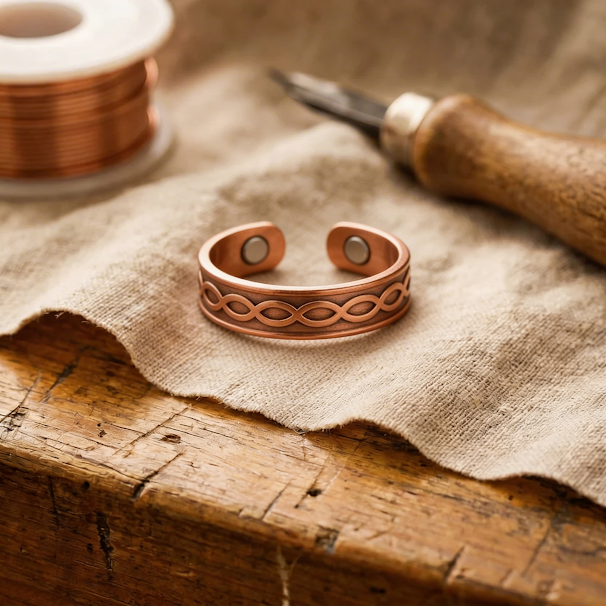 Ayurveda Heritage Char Copper Ring