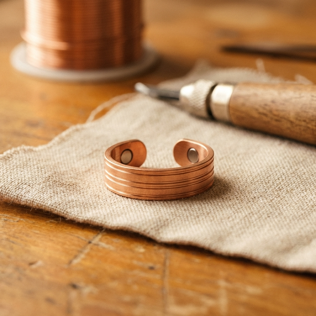 Ayurveda Heritage Band Copper Ring