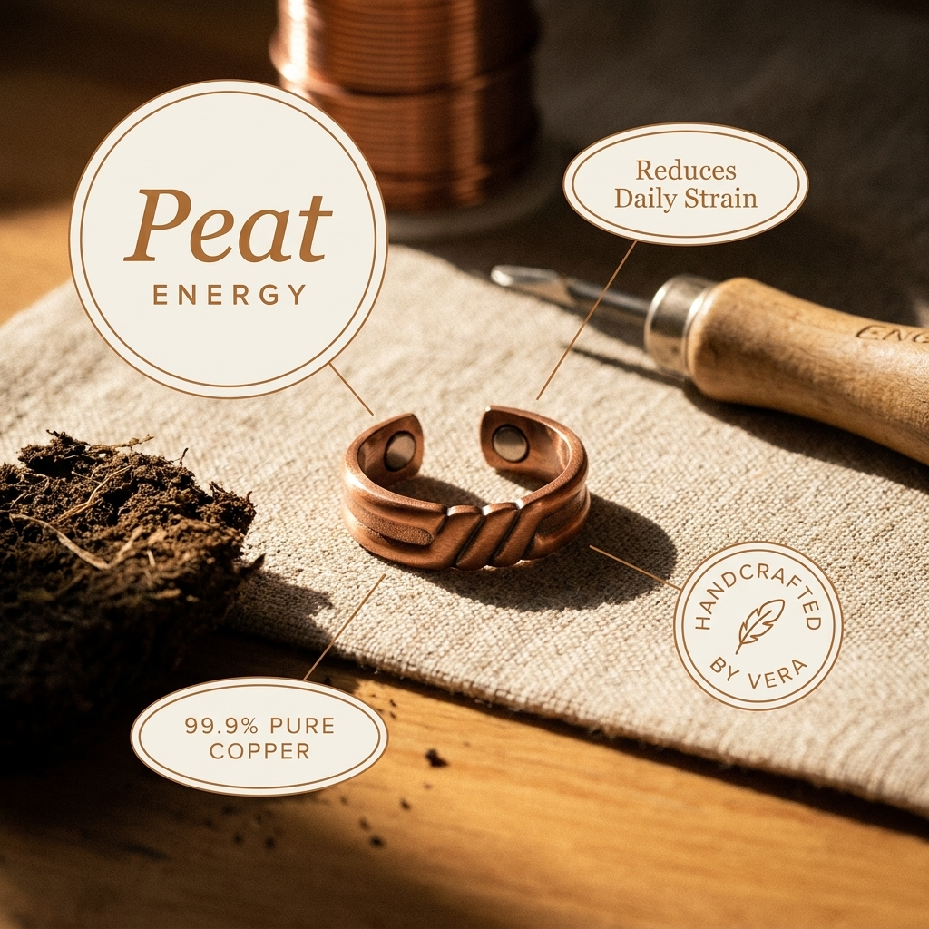 Ayurveda Heritage Peat Copper Ring