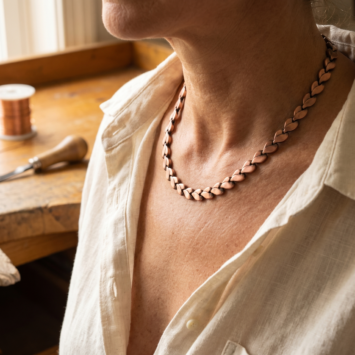 Ayurveda Heritage Briar Copper Necklace