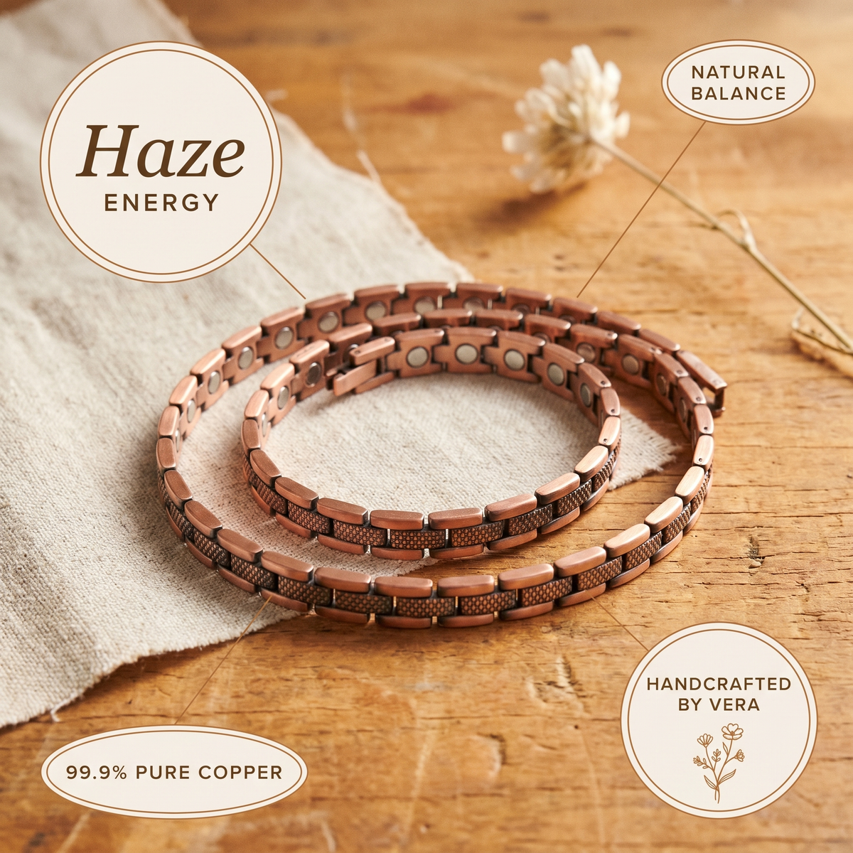 Ayurveda Heritage Haze Copper Necklace