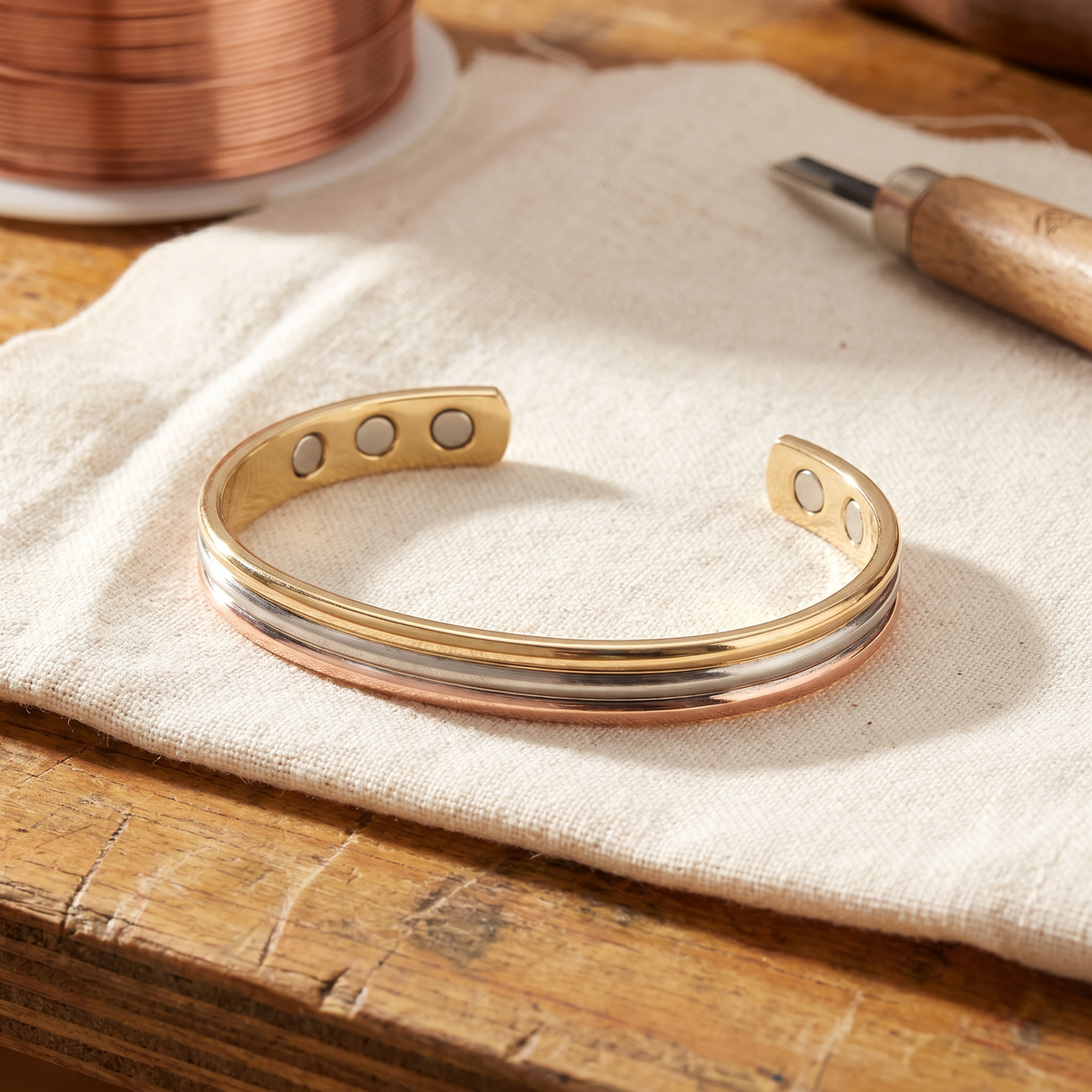 Ayurveda Heritage Fell Copper Bracelet