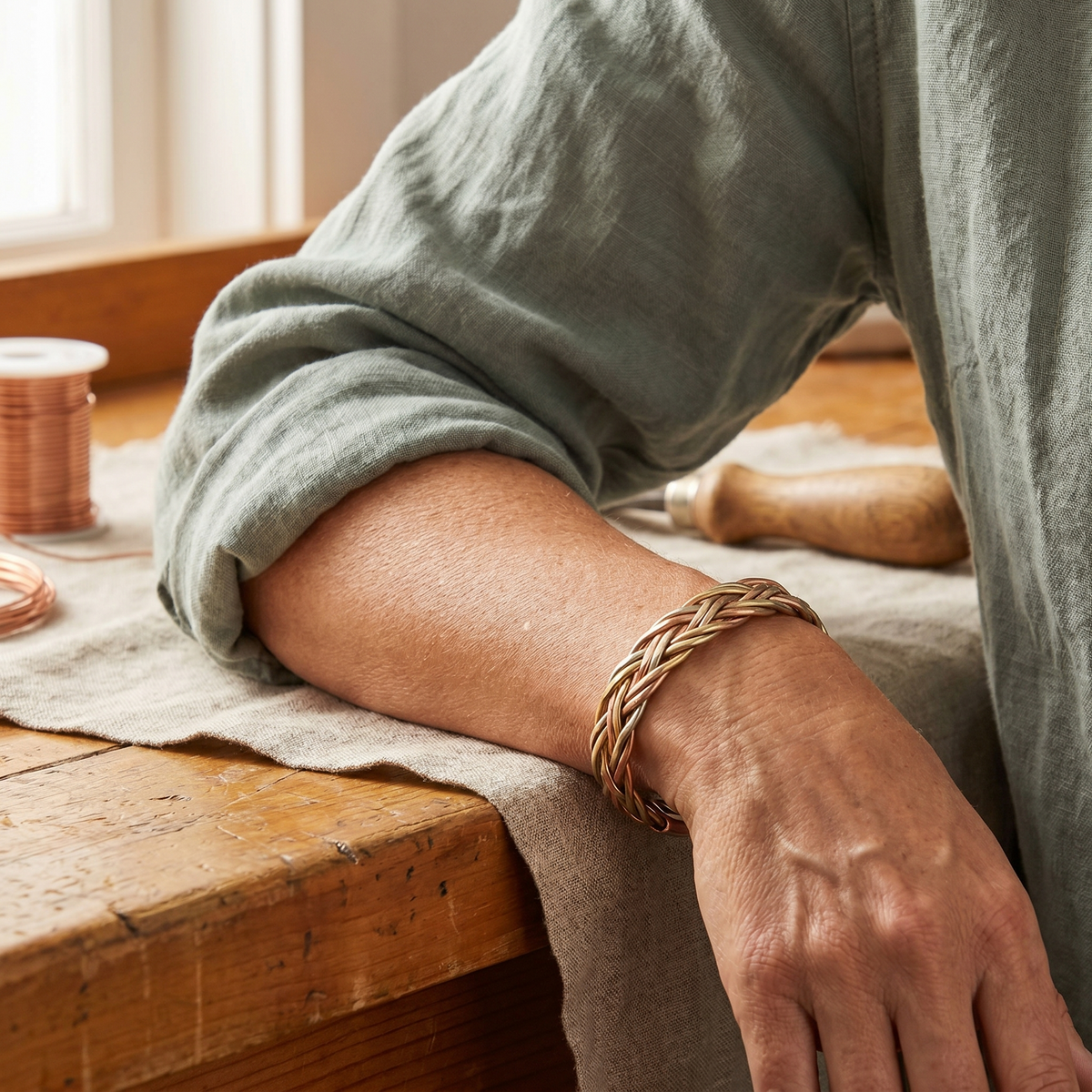 Ayurveda Heritage Mire Copper Bracelet