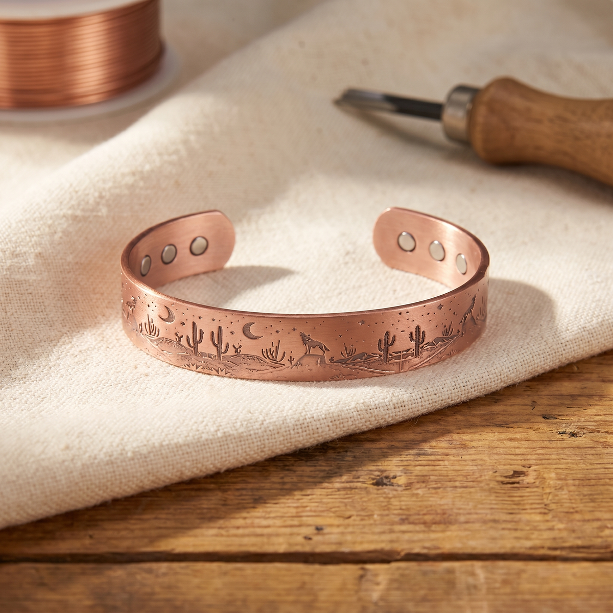 Ayurveda Heritage Cove Copper Bracelet
