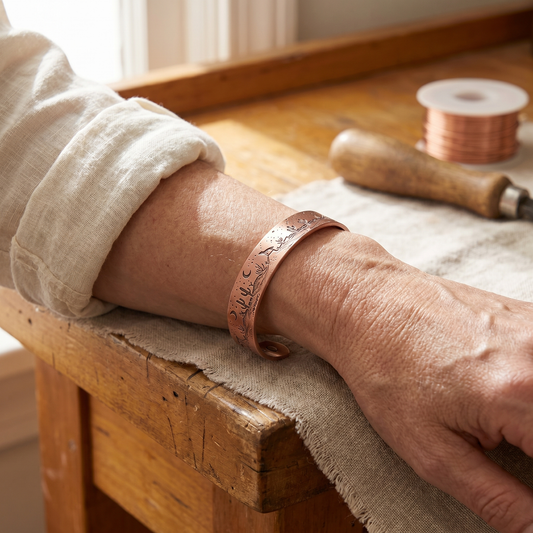 Ayurveda Heritage Cove Copper Bracelet