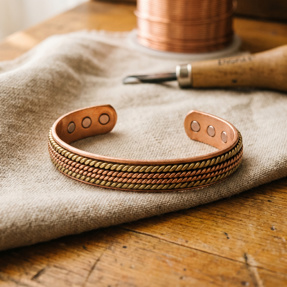 Ayurveda Heritage Forge Copper Bracelet