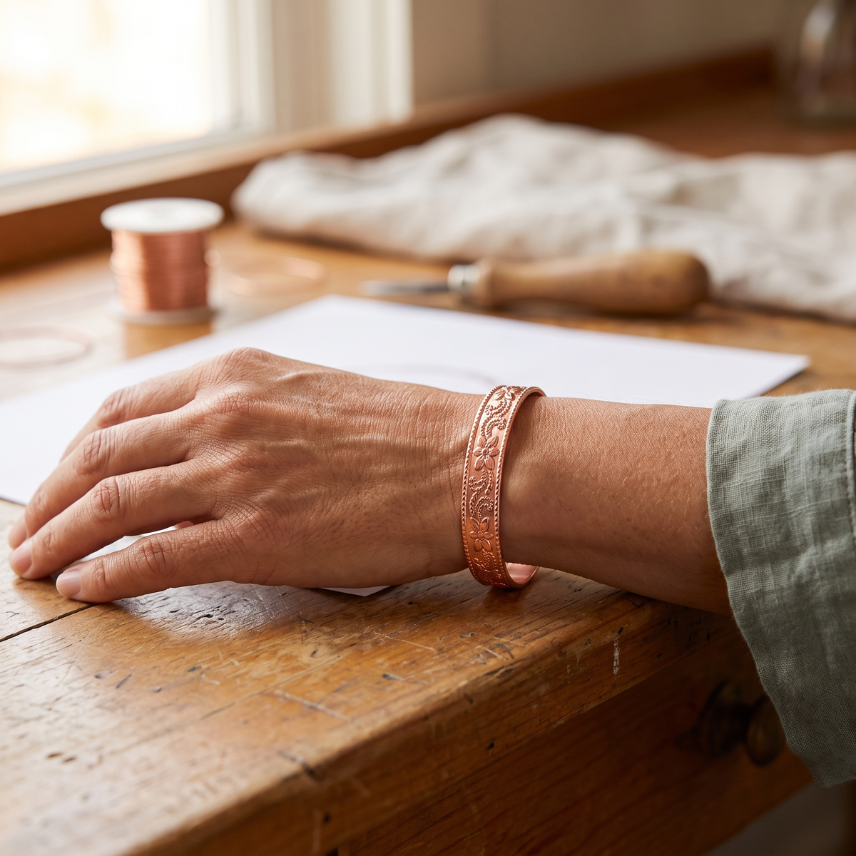 Ayurveda Heritage Moor Copper Bracelet