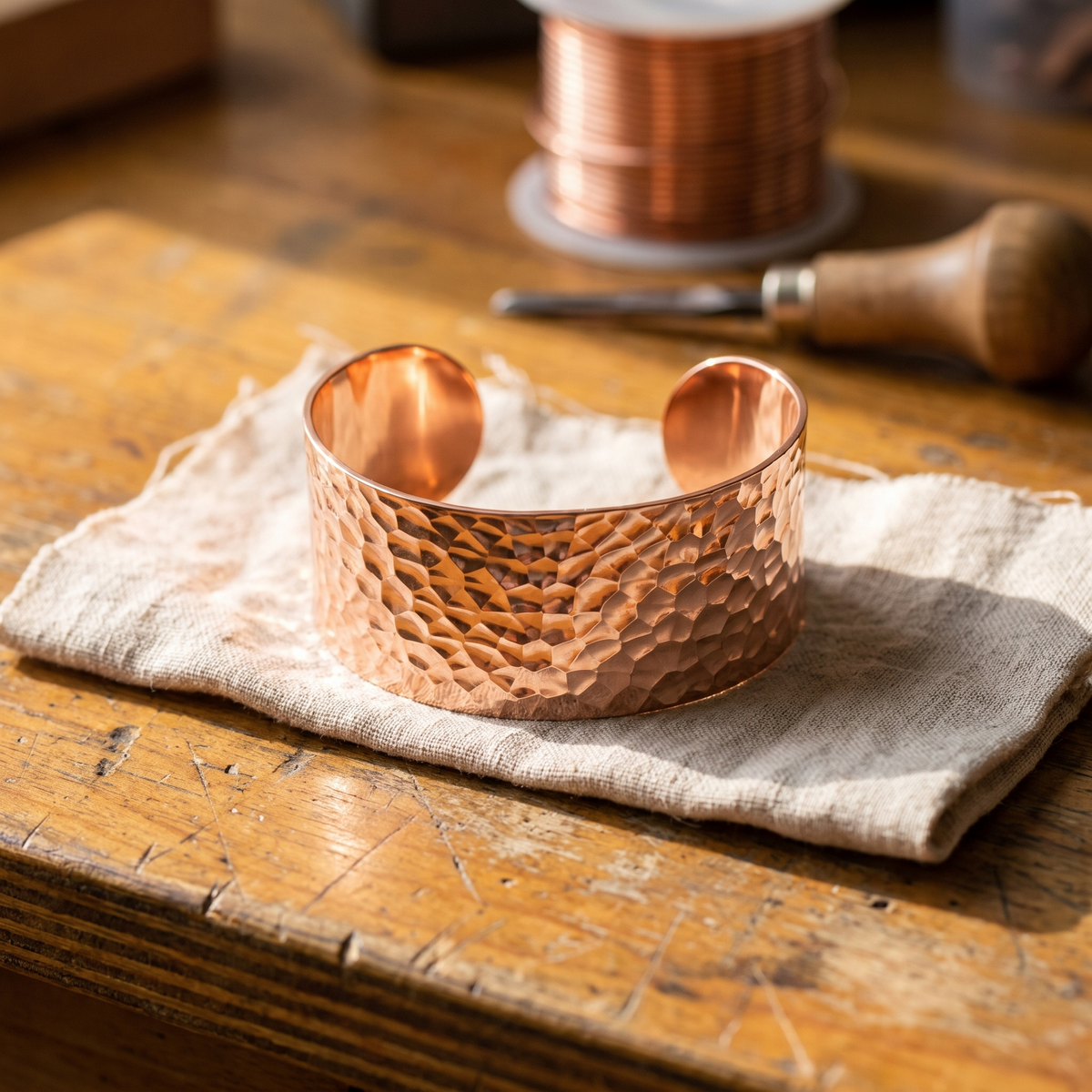 Ayurveda Heritage Forge Copper Bracelet