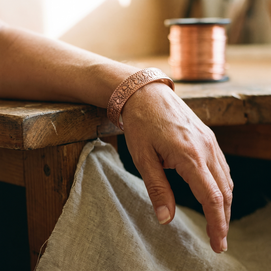Ayurveda Heritage Timber Copper Bracelet