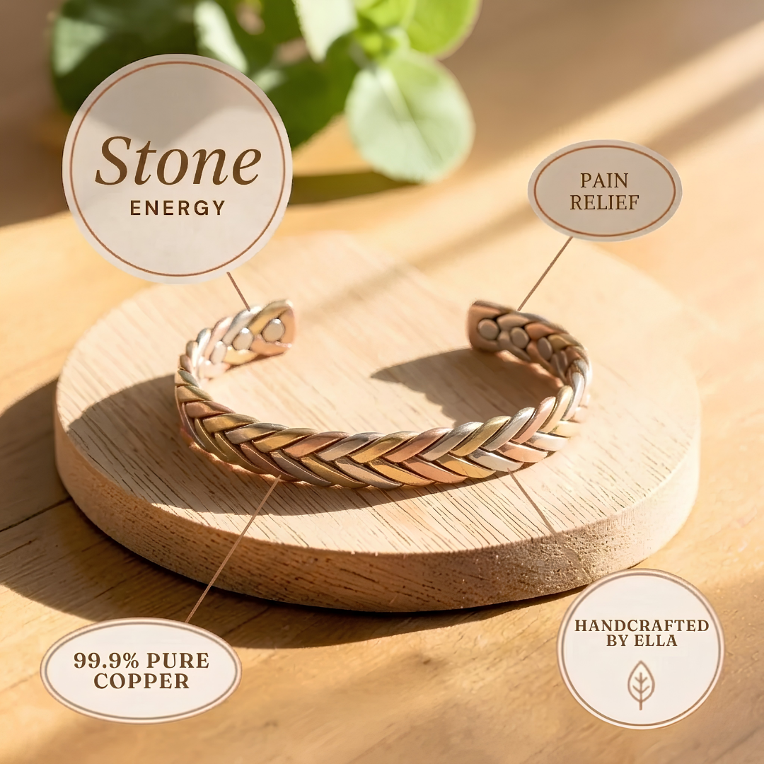 Ayurveda Heritage Stone Copper Bracelet