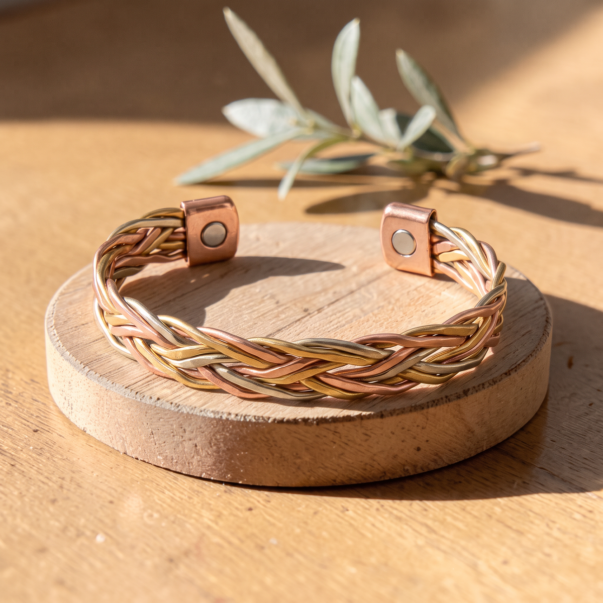 Ayurveda Heritage Stone Copper Bracelet