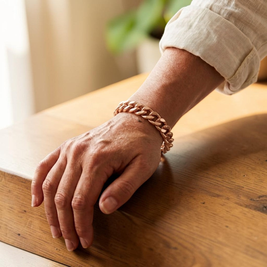 Ayurveda Heritage Big Cuffo Copper Bracelet