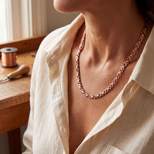 Ayurveda Heritage Cedar Copper Necklace