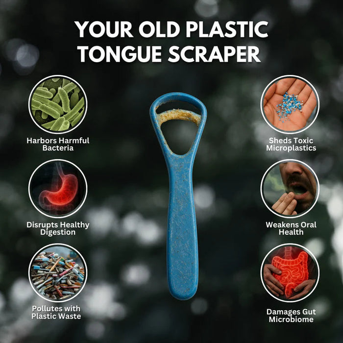 Here's your old plastic tongue scraper...