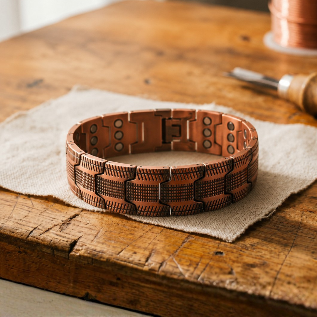 Ayurveda Heritage Crag Copper Bracelet
