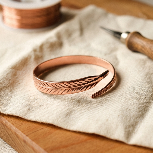 Ayurveda Heritage Root Copper Bracelet