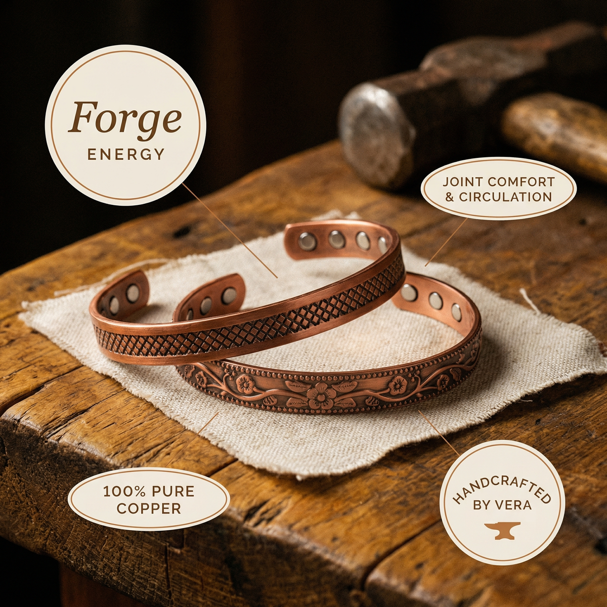 Ayurveda Heritage Forge Copper Set
