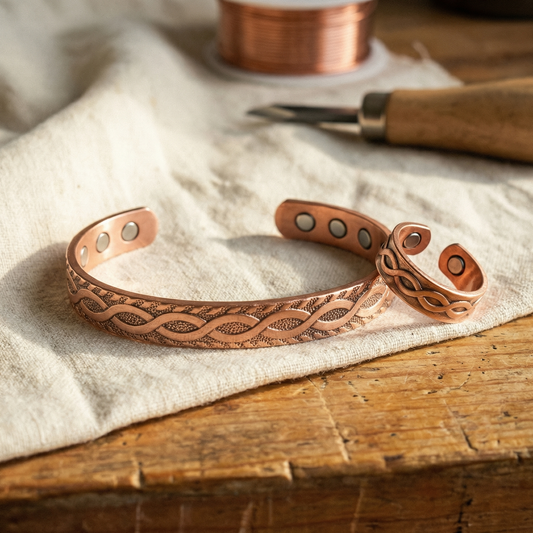 Ayurveda Heritage Knot Copper Set