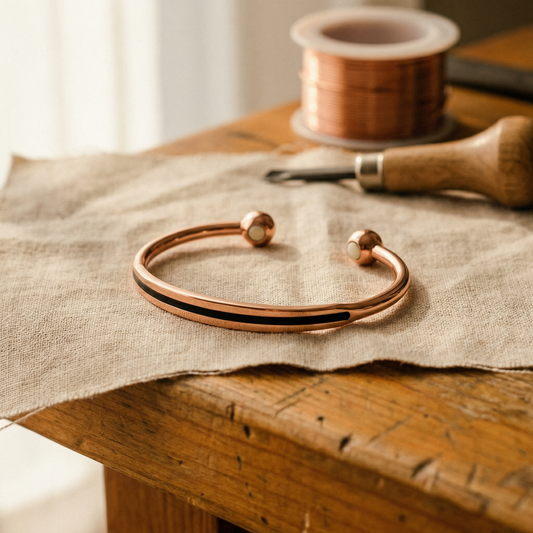 Ayurveda Heritage Vein Copper Bracelet