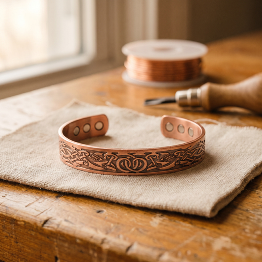 Ayurveda Heritage Flow Copper Bracelet