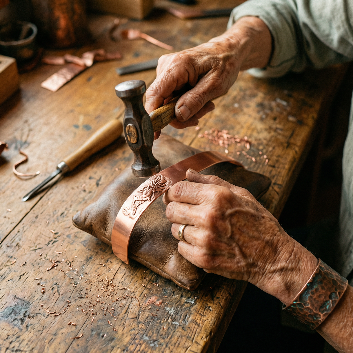 Ayurveda Heritage Loam Copper Bracelet