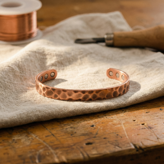 Ayurveda Heritage Furrow Copper Bracelet