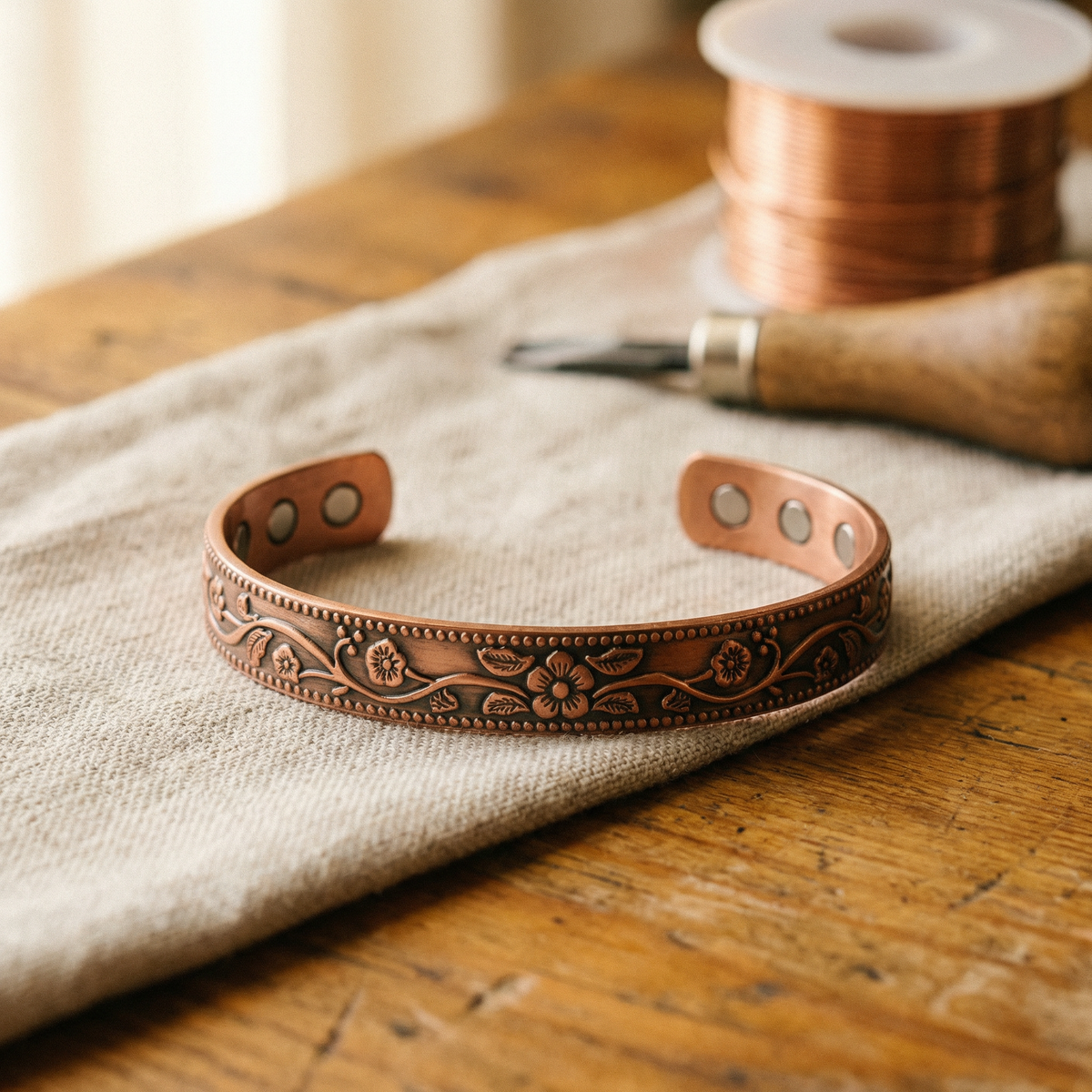 Ayurveda Heritage Knell Copper Bracelet
