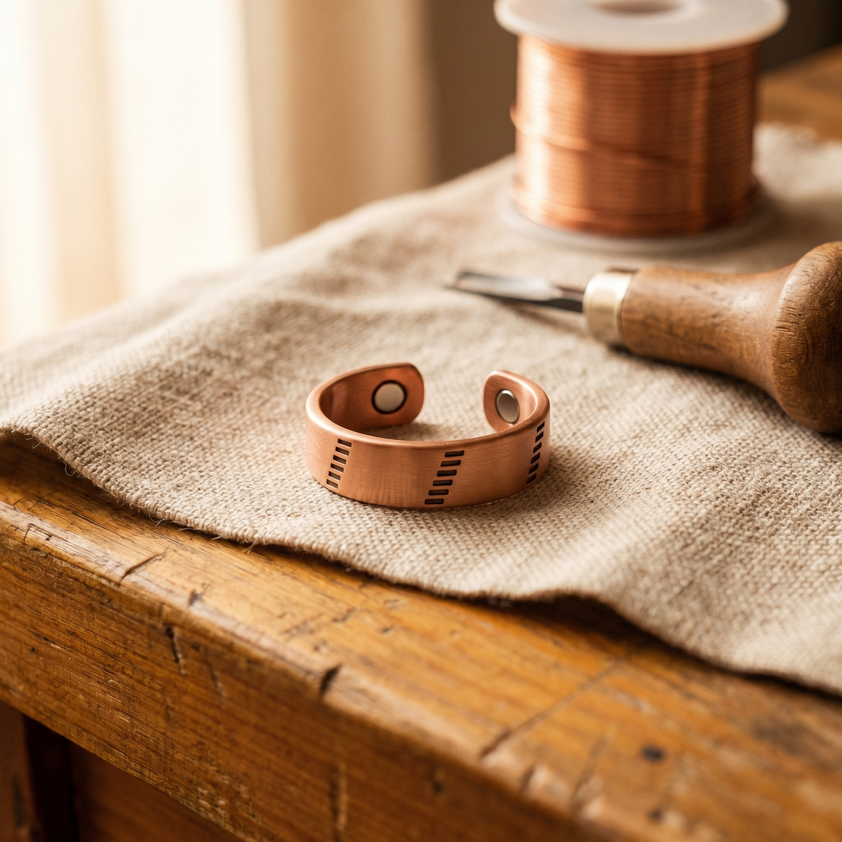 Ayurveda Heritage Hearth Copper Ring