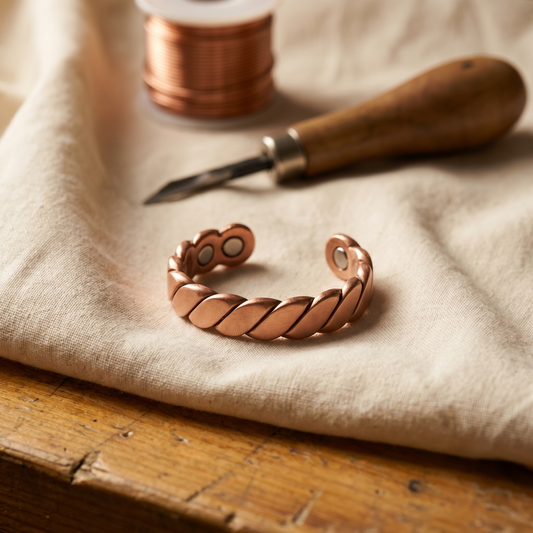 Ayurveda Heritage Knap Copper Ring