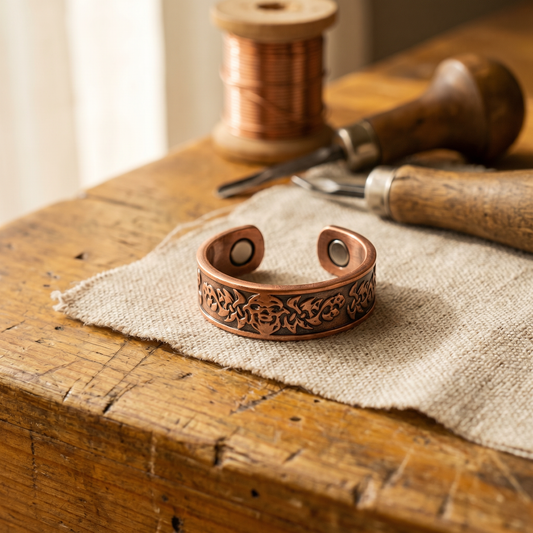 Ayurveda Heritage Clag Copper Ring