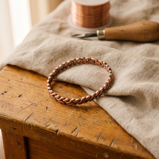 Ayurveda Heritage Dune Copper Anklet
