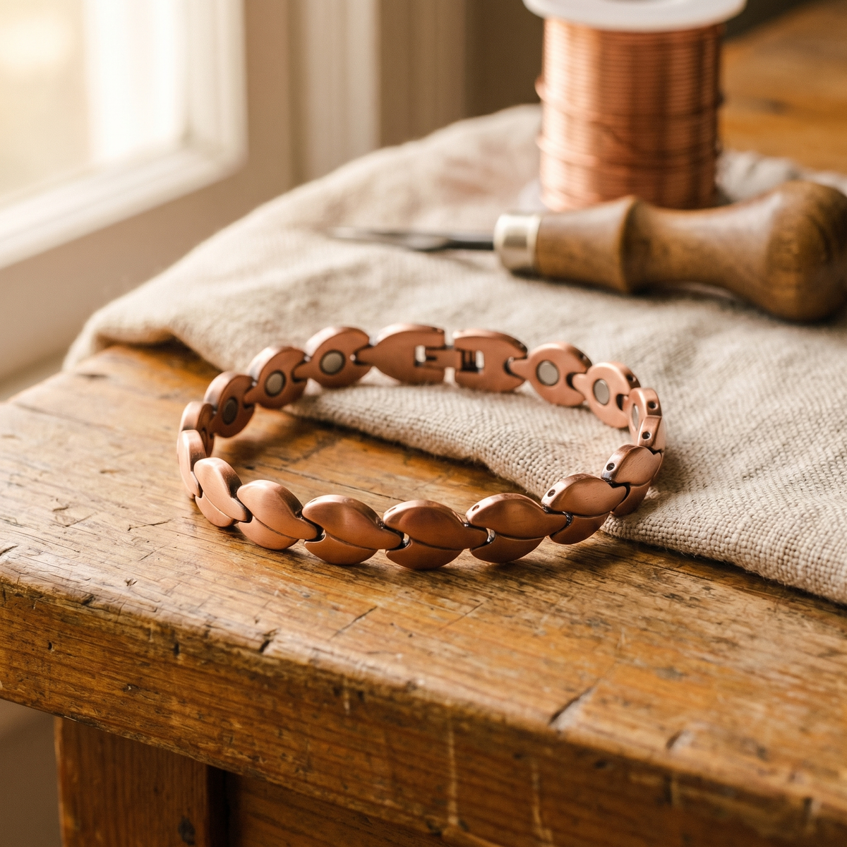 Ayurveda Heritage Marsh Copper Anklet