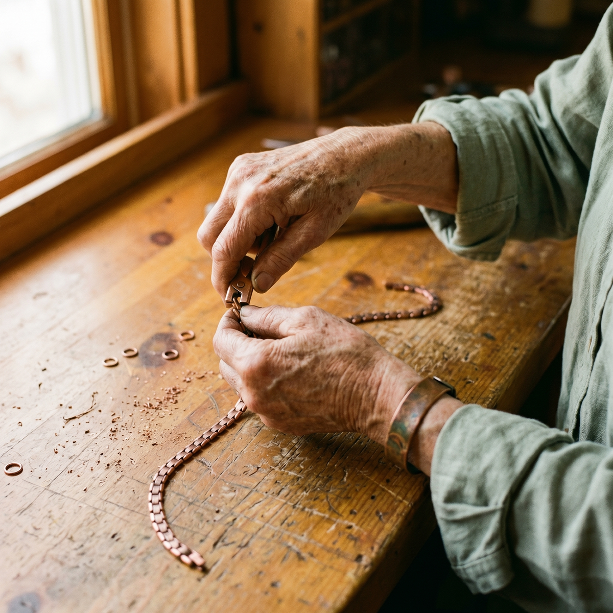 Ayurveda Heritage Haze Copper Necklace