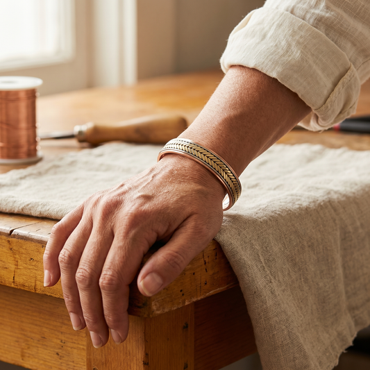 Ayurveda Heritage Harvest Copper Bracelet