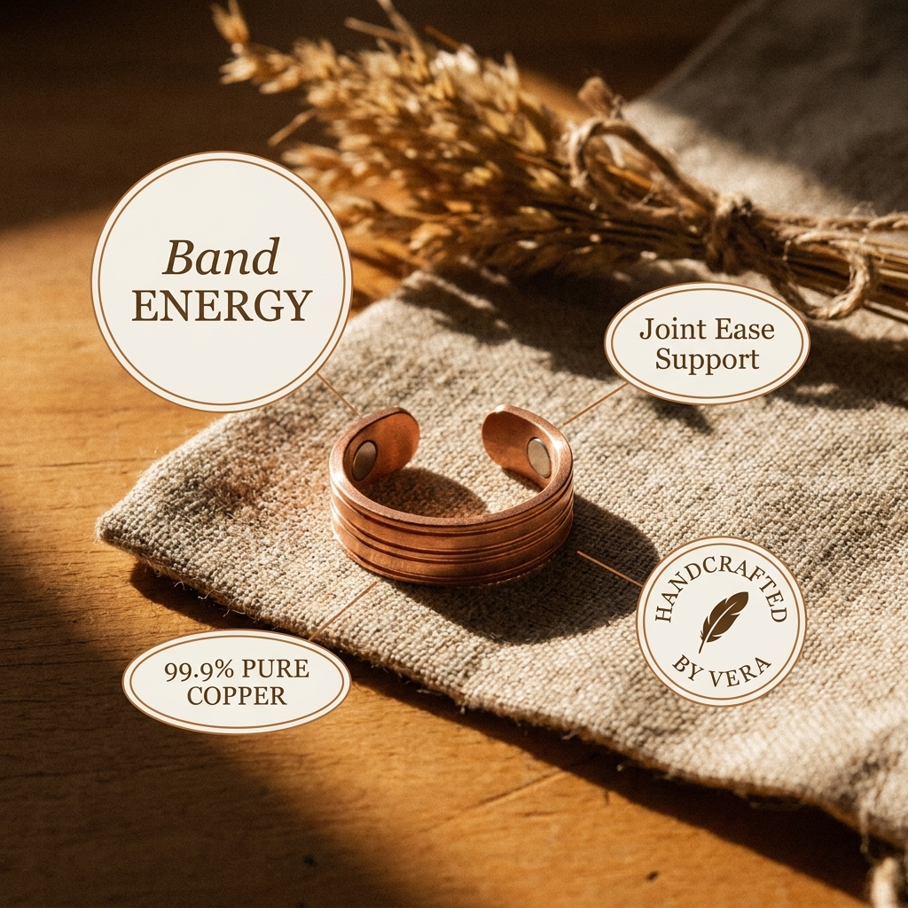 Ayurveda Heritage Band Copper Ring