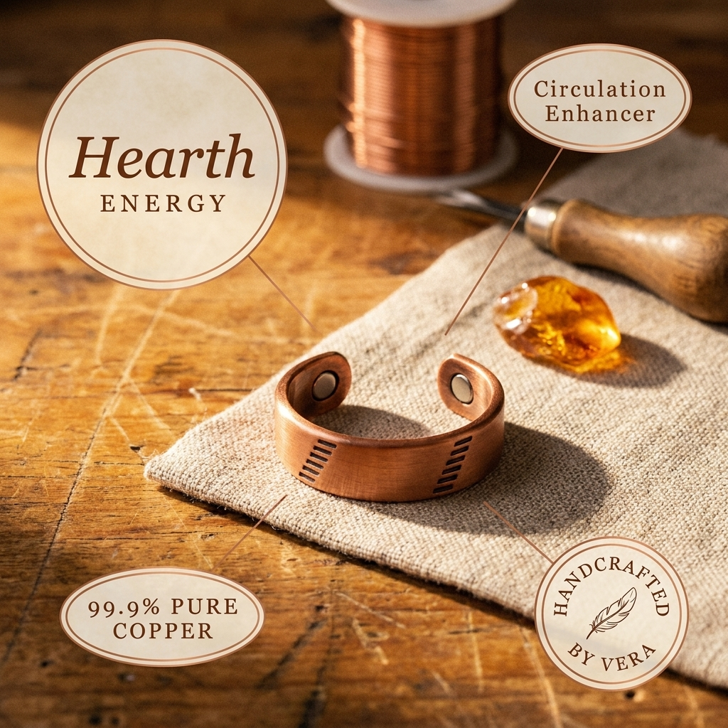 Ayurveda Heritage Hearth Copper Ring