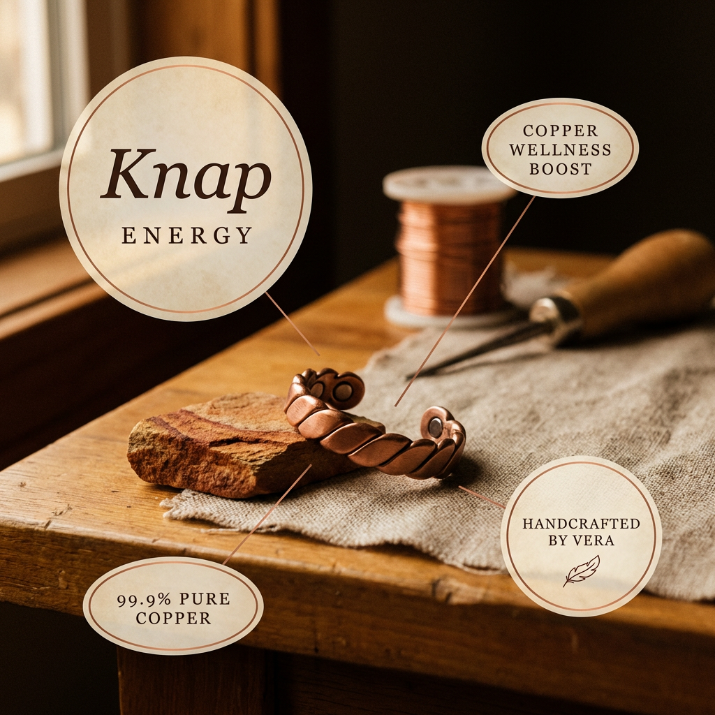 Ayurveda Heritage Knap Copper Ring