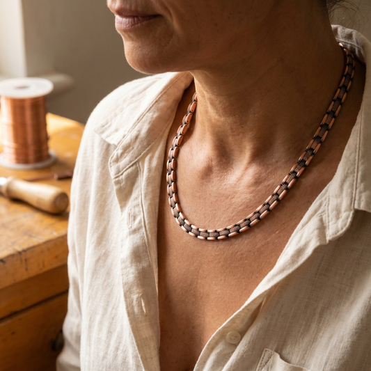 Ayurveda Heritage Haze Copper Necklace