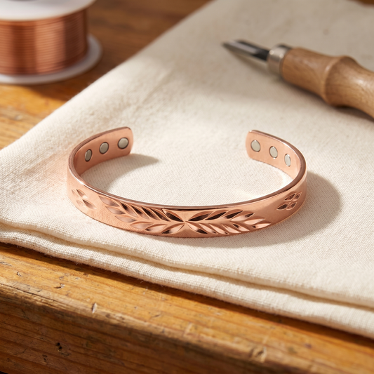 Ayurveda Heritage Lunar Copper Bracelet