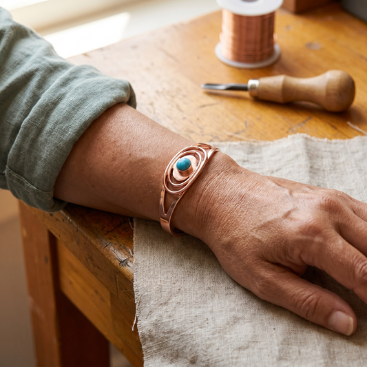 Ayurveda Heritage Sedge Copper Bracelet