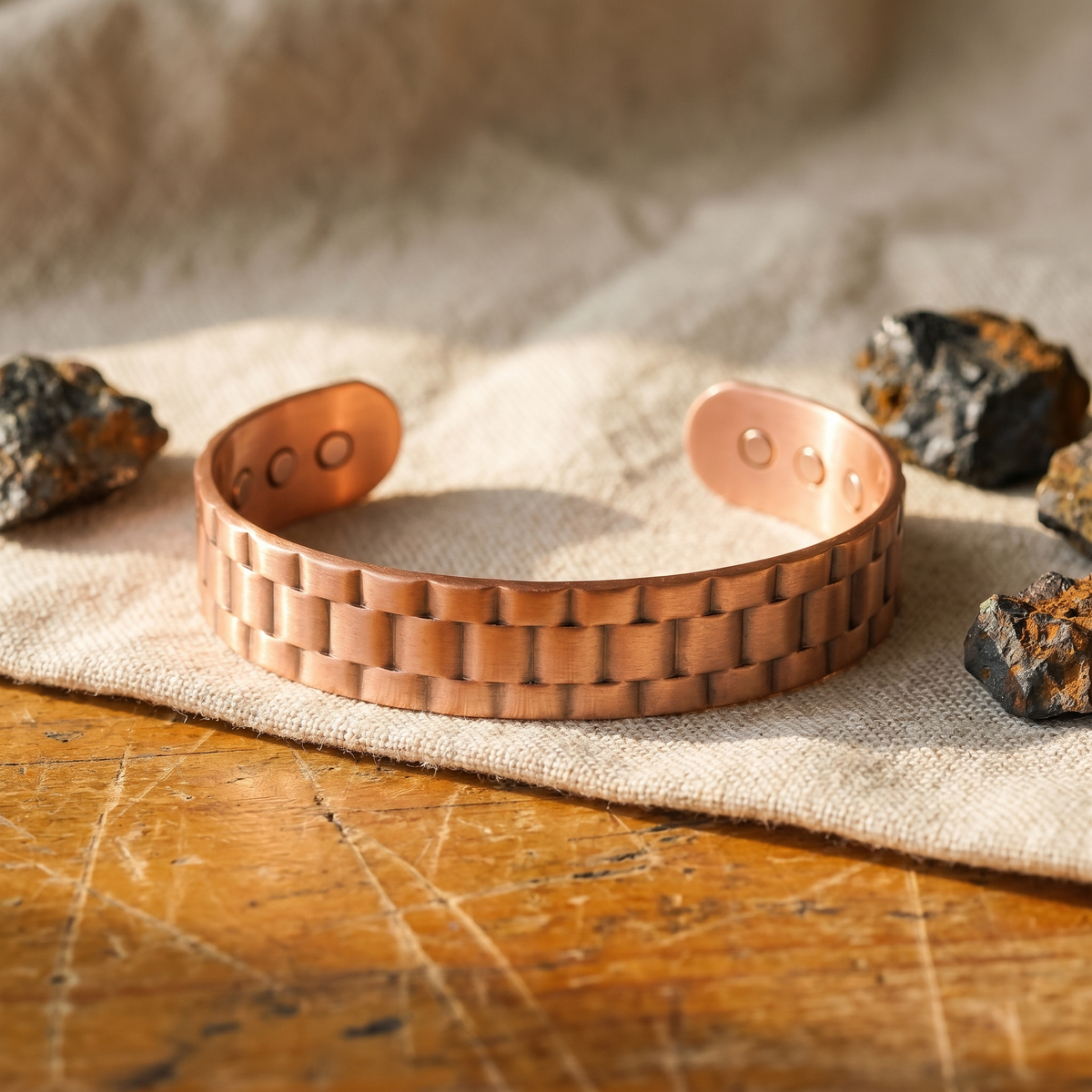 Ayurveda Heritage Ore Men's Copper Bracelet